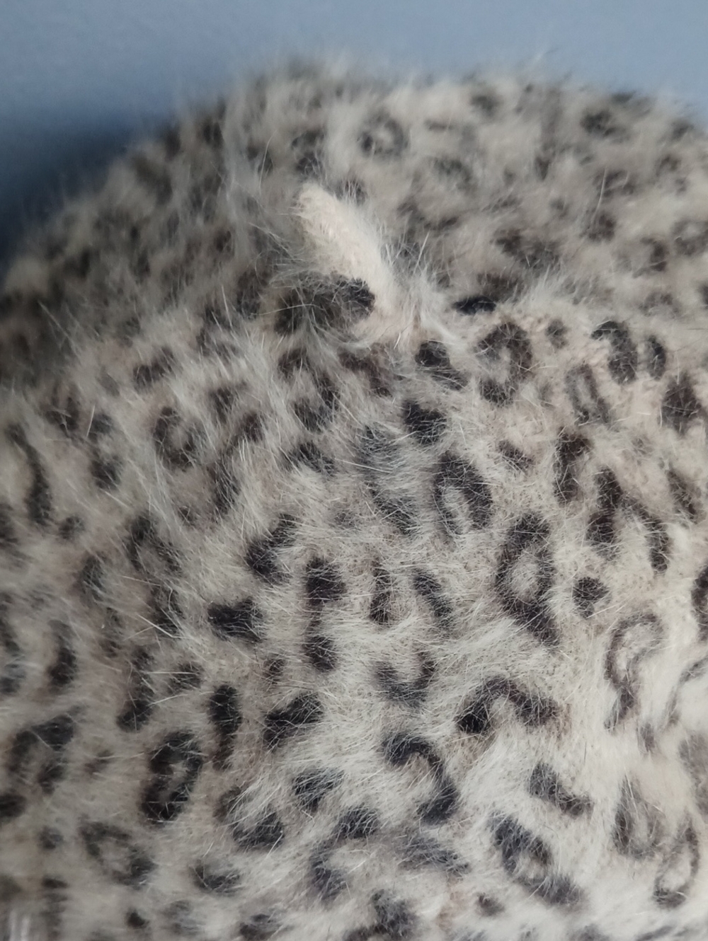 Leopard Rabbit Hair  Beret - Picture 5 of 11